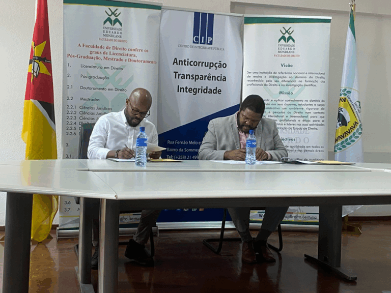 Centro de Integridade Pública (CIP) e Centro de Políticas Jurídicas (CPJ) reforçam luta contra a corrupção