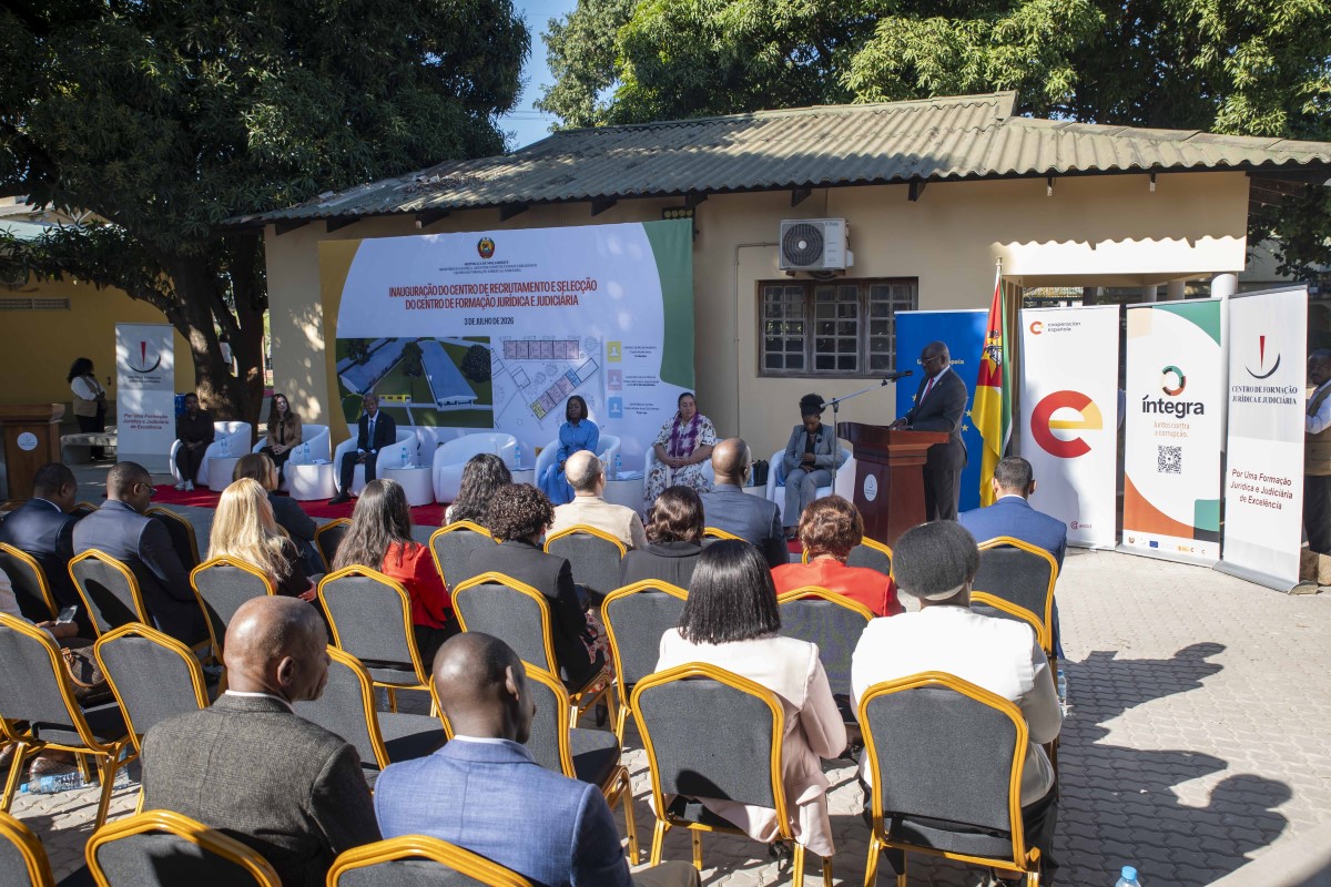 Inauguração do Centro de Recrutamento e Selecção do Centro de Formação Jurídico e Judiciário (CFJJ)