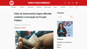 Falta de instrumentos legais dificulta combate à corrupção na função pública