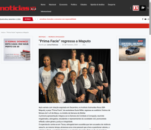 Prima Facie regressa a Maputo