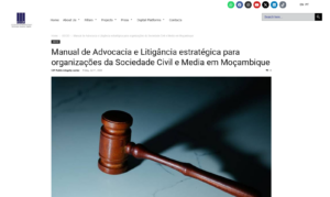 Manual de Advocacia e Litigância Estratégica para OSC e Media